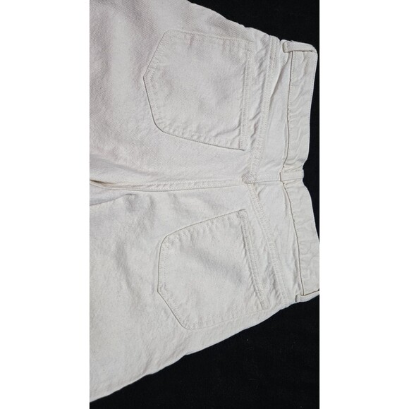 Banana Republic White High-Rise Wide-Leg Crop Jeans Size 8 29x17 - Picture 11 of 14